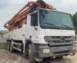 White 49 Meter Used Concrete Pump Truck Zoomlion Euro3 11.95L