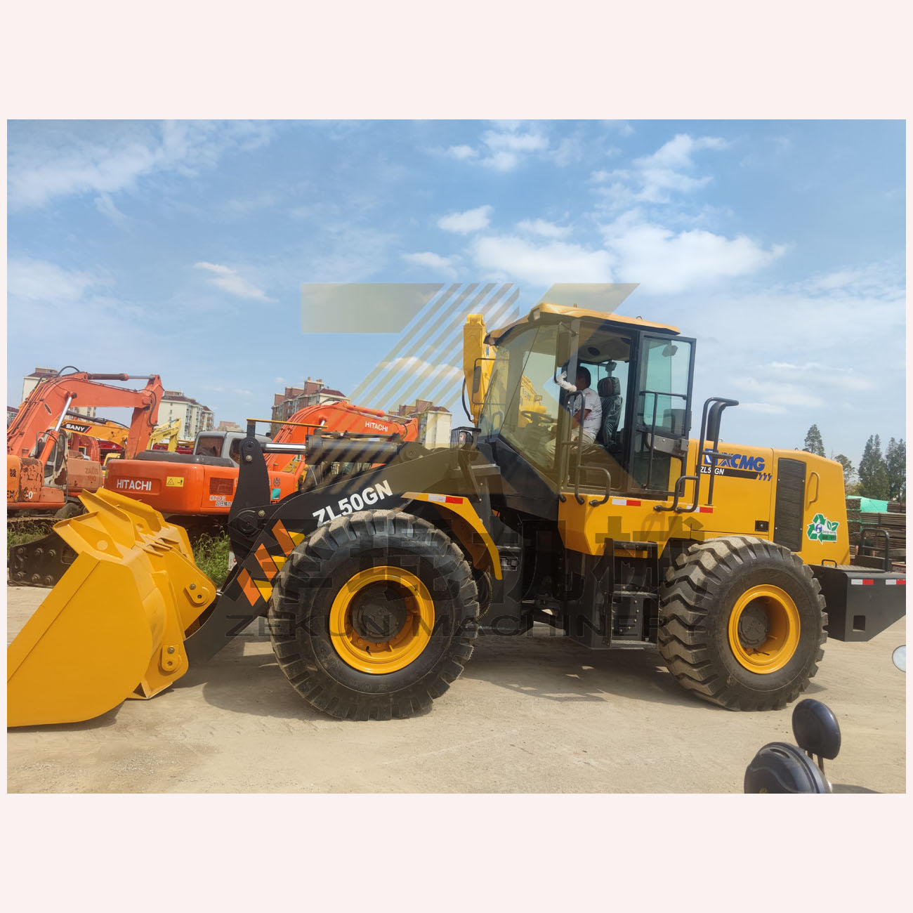 ZL50GN XG ZF 5 Ton Wheel Loader Construction Machinery Equipment for Working Hours 0-2000