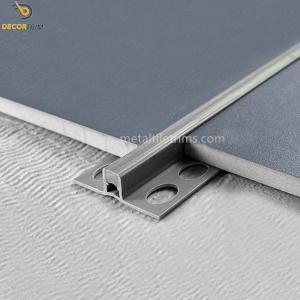 Quality External Edge Metal Trim Expansion Joint Profile Silver Rubber OEM wholesale