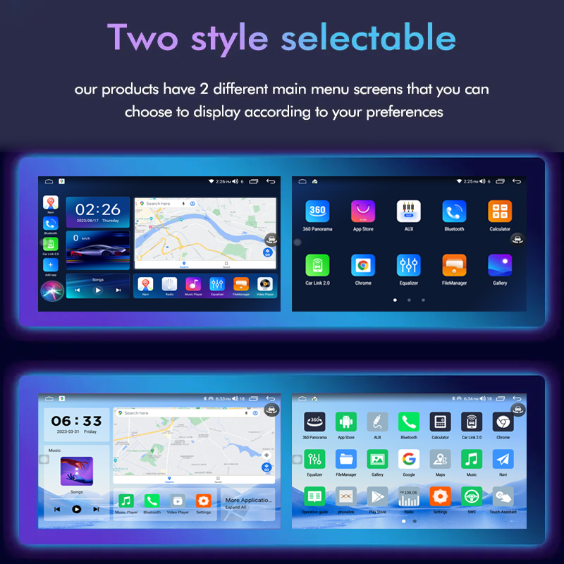 Wireless Carplay and Android Auto 10" Car Android Player Octa Core CPU 2 32GB/4 64GB