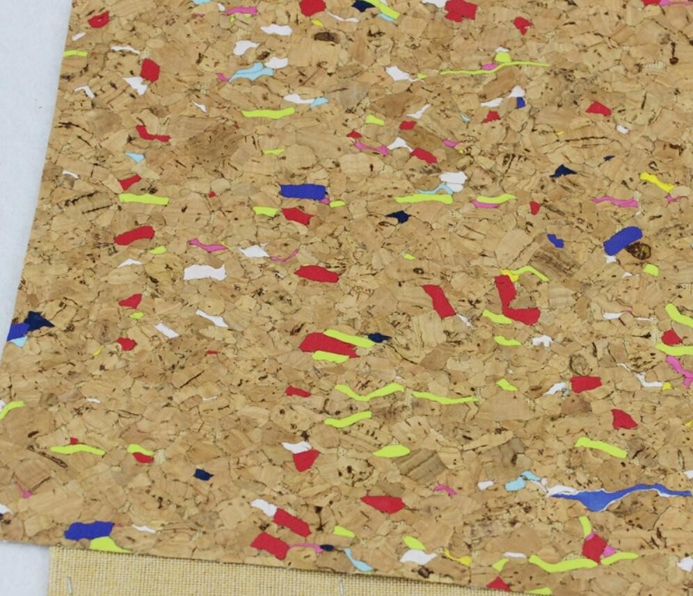 1.35m Width Coloful Nature Cork Fabric/Leather for iPhone Cover, iPad Cover
