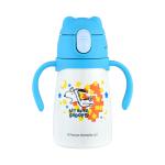 OEM 12oz Insulated Kids Water Bottles Stainless Steel With Push Button Spout
