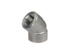 45 Degree Male Threaded Elbow , ASTM A182 F53 Steel Gas Pipe Fittings ASME B16