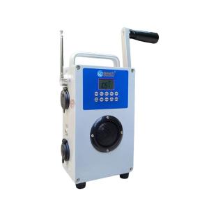 Quality 30W Hand Crank Generator FM AM SW Radio Phone Power Bank Outdoor Manual Dynamo Emergency Light wholesale
