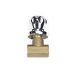 Water Heater Service Oem Brass Stop Valve Nickel Plating Corrosion Proof