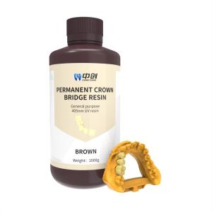 Quality Multi-color Permanent Crown Bridge UV Resin Dental Light Curing 3D Printer High Strength Wear-resistant wholesale