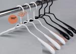 PVC Coating Non Slip Clothing Store Hangers For Coat / Trouser / Jacket / Suit