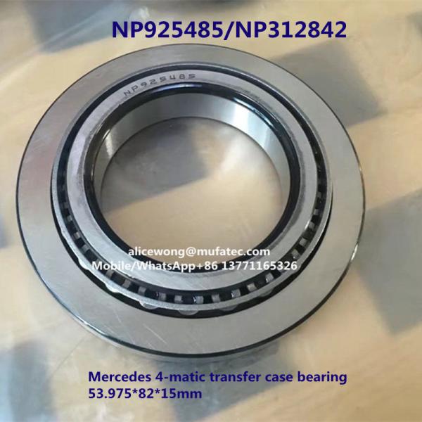 NP925485/NP312842 Mercedes 4 Matic Gear Box Bearings 53.975X82X15mm Tapered