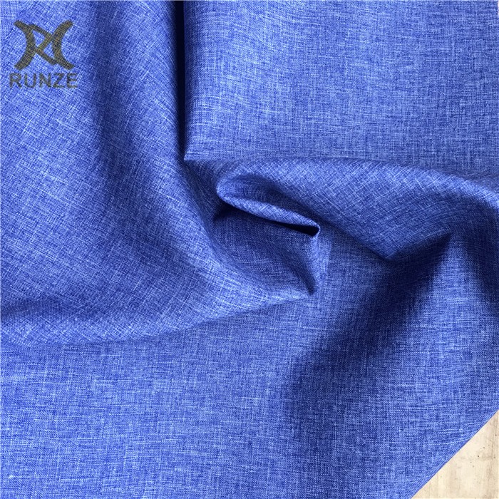 150D Melange Fabric Two-Tone Cationic Polyester 120GSM Fine Plain Cloth for Sofa Pillow Case