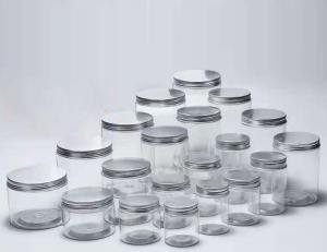 Quality 68mm Pet Plastic Storage Jars Peanut Butter 1000pcs Round Plastic Canisters wholesale