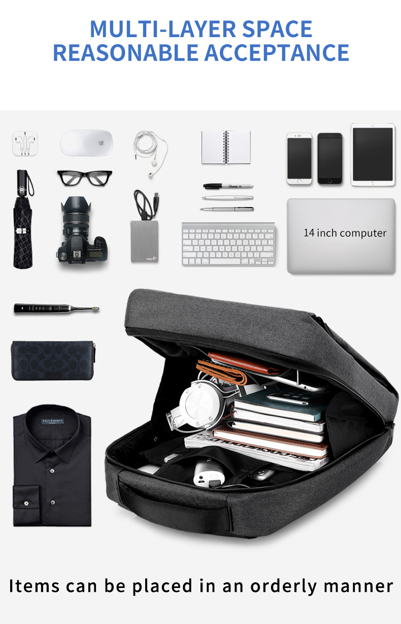 Wholesale backpack custom logo waterproof business Laptop Bag schoolbag Backpack