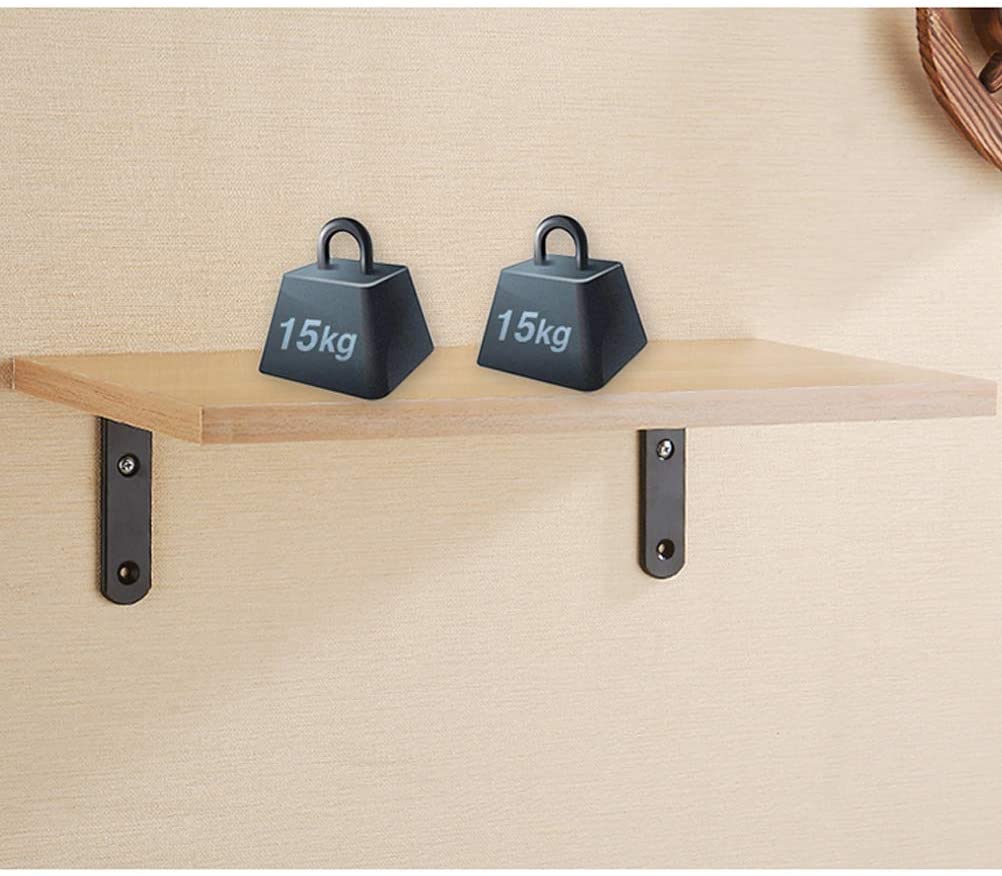 L Shaped Flat Corner Brace Carbon Steel Angle Brackets Repair Plate Connector Fastener