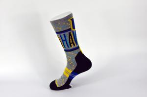 Quality Children / Adults Breathbale Mens Basketball Socks With Anti Slip Cotton Surface wholesale
