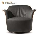 Unique Design, Modern Leisure Chair, Leather Relaxing Chair, Couch Armchairs,