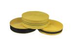 UV Resistant UHMWPE Webbing Black Yellow For Parachute Tent Beach Chair