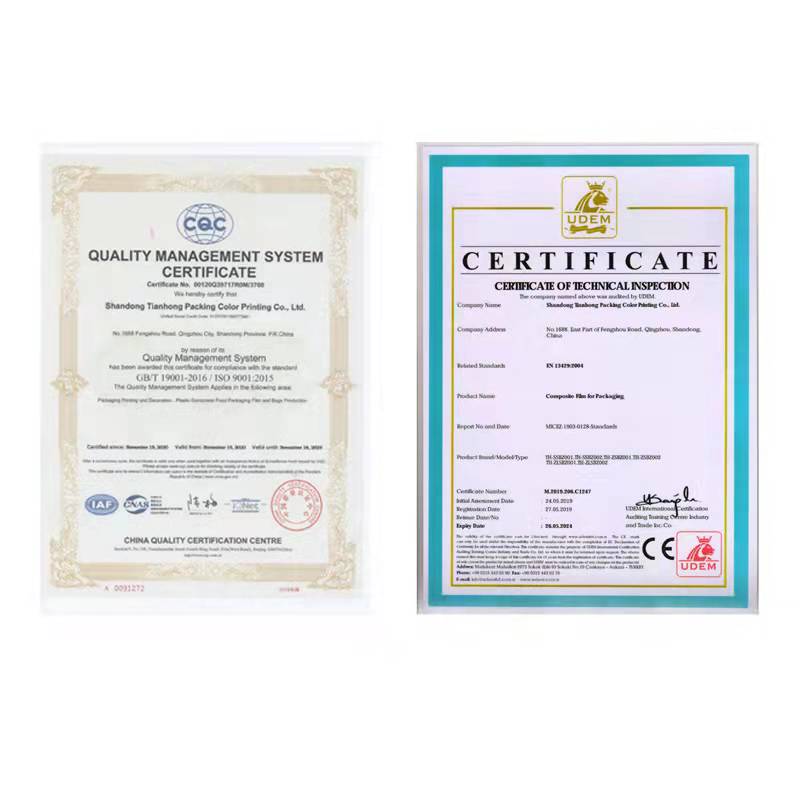 Customer'S Logo BOPP Food Grade Plastic Films Roll For Laminating Pouches