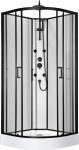 Bathroom Shower Cabins , Shower Units 850 X 850 X 2250 mm Black aluminium