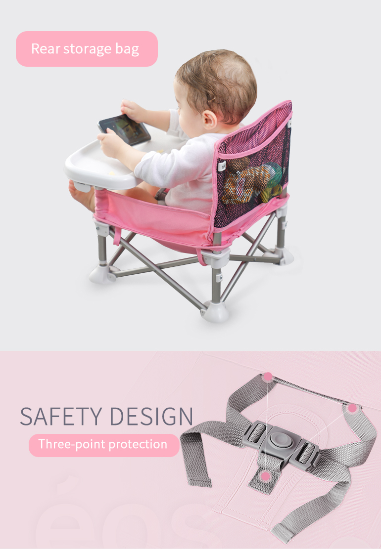 Lightweight Outdoor Toddler Dining Chair Booster Seat Customizable