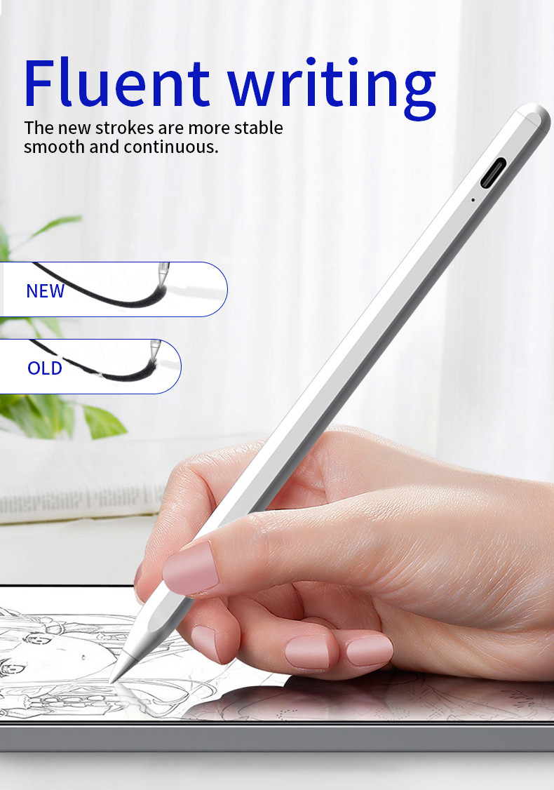 Active Touch Screen Universal Stylus Pencil Built In Rechargeable Battery
