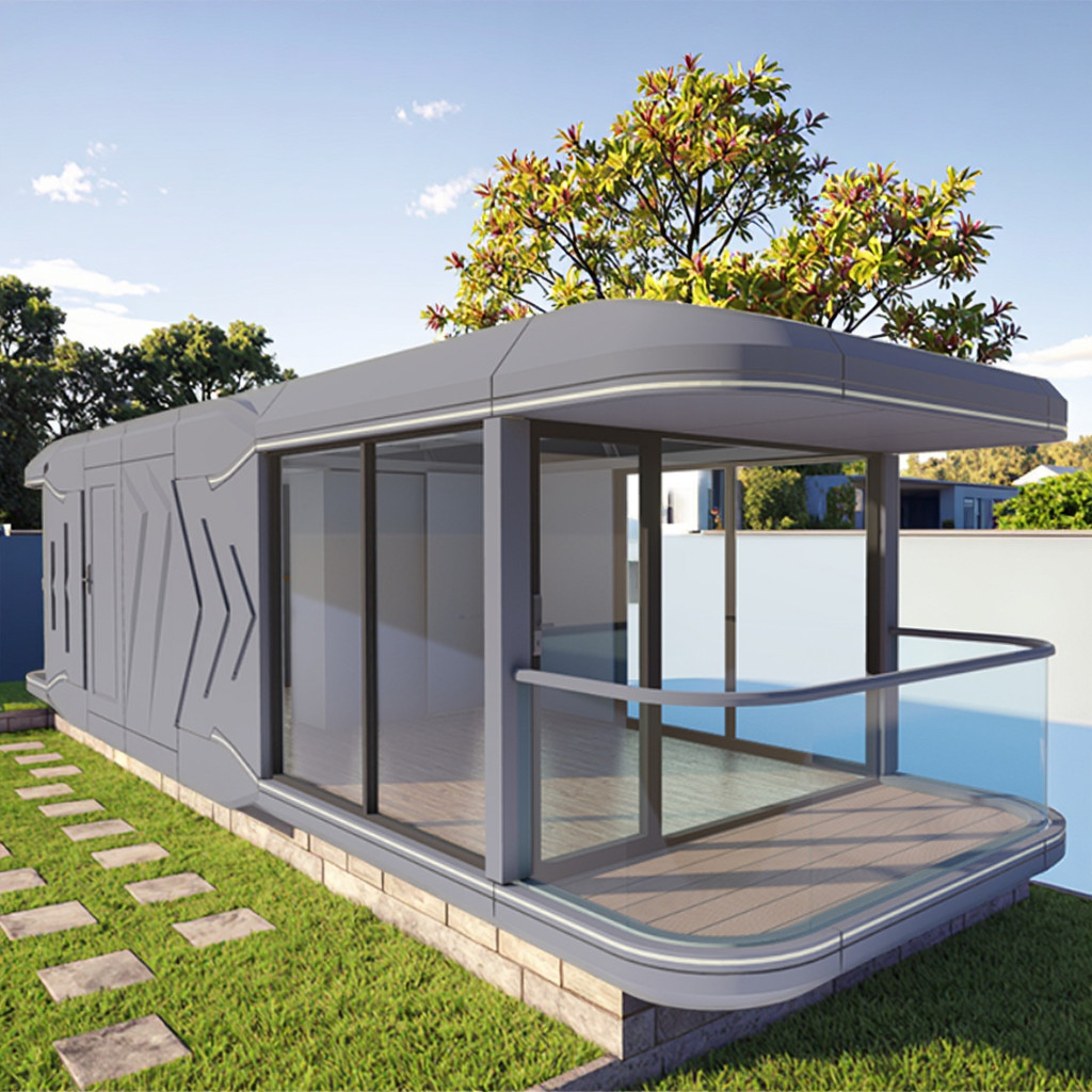 11.5M Modern Luxury Space Capsule Home Prefabricated Container apple cabin house