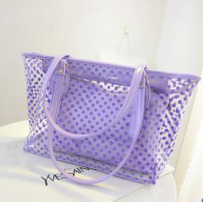 Quality transparent PVC beach bag wholesale