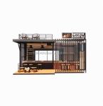 Aluminum Alloy Windows Prefabricated Shipping Mobile Coffee Shop Container Bar