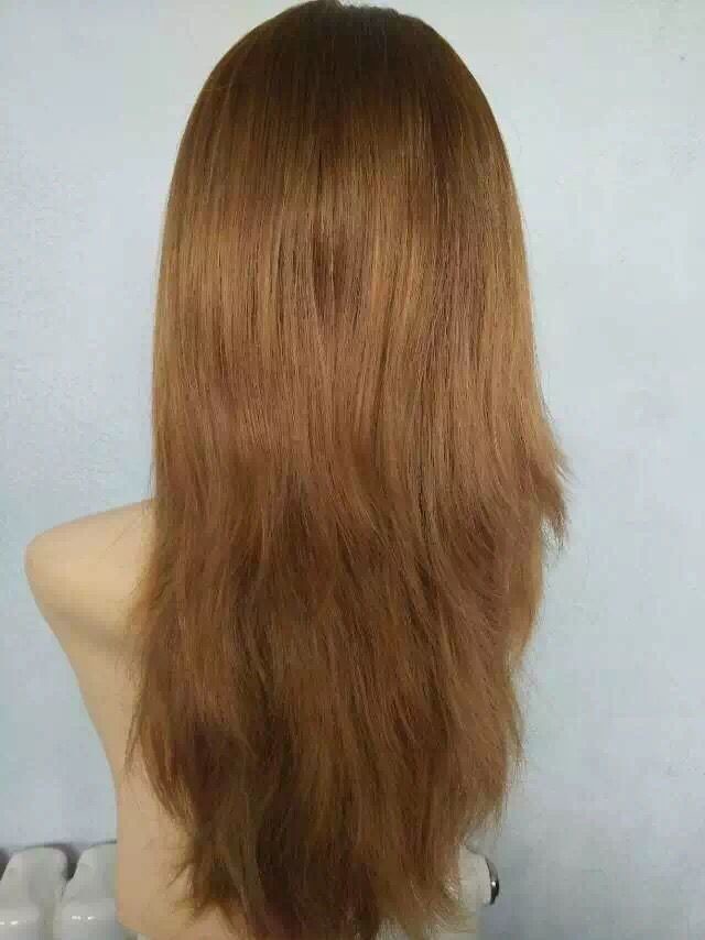 10 Inches European Human Hair Jewish Wigs Kosher Wigs Small Layer Ombre Color