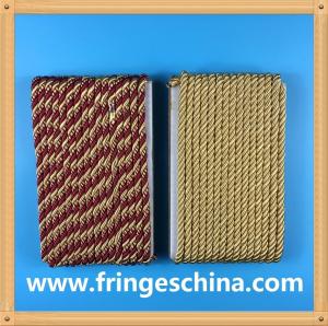 Quality Shiny hot selling decorative round rope cord for home textile decoration wholesale