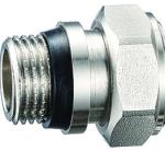 4303 Multi-turn Brass Angle TRV Valve Radiator Supply Valve DN15 Nickel Plated w