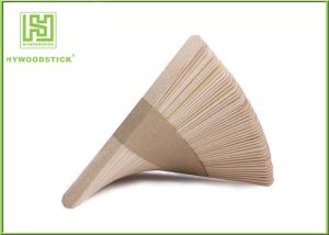 Quality Waxed Beveled Edge Ice Cream Wooden Sticks Machine Use 50pcs / Bundle wholesale