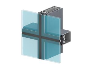Quality Ventilated Facades Aluminium Curtain Wall Profile Lightweight Eco Friendly wholesale