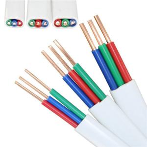 Quality BVVB Cable Building Electrical Wire Annealed Solid / Stranded Copper Conductor wholesale