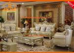 European style wooden furniture model made in china leather sofa