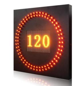 Quality Red Circle Full Color VMS Speed Limit Highway P10 Highway LED Signs wholesale