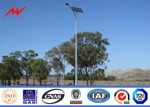 Quality Polygonal Single Cross Arm Steel Galvanised Street Light Pole wholesale