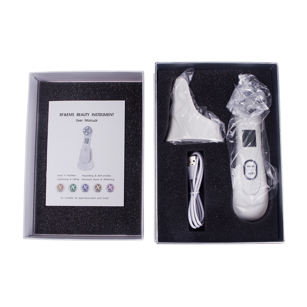 5 in 1 RF&EMS Radio Mesotherapy Electroporation Face Massager