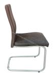Fabric Upholstered Stainless Dining Chair Livingroom Chair Leisure Chair