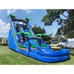 White Wedding Bounce House Inflatable Water Slide Jumper Bouncy Castle Outdoor