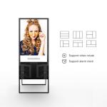 Movable Digital Indoor Poster Versatile , 32 43 49 55 65 Inch LCD Advertising