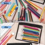 Zipper Pouches Water-Resistant Zip Bag For School Office Supplies, Puzzles &