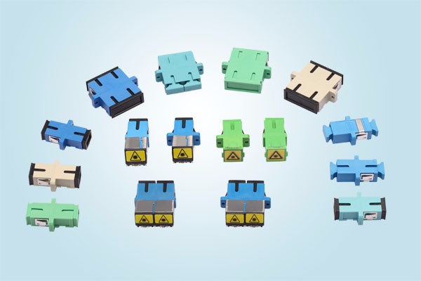 Beige Flange Sc-Sc Upc Fiber Optic Adapter For FTTX