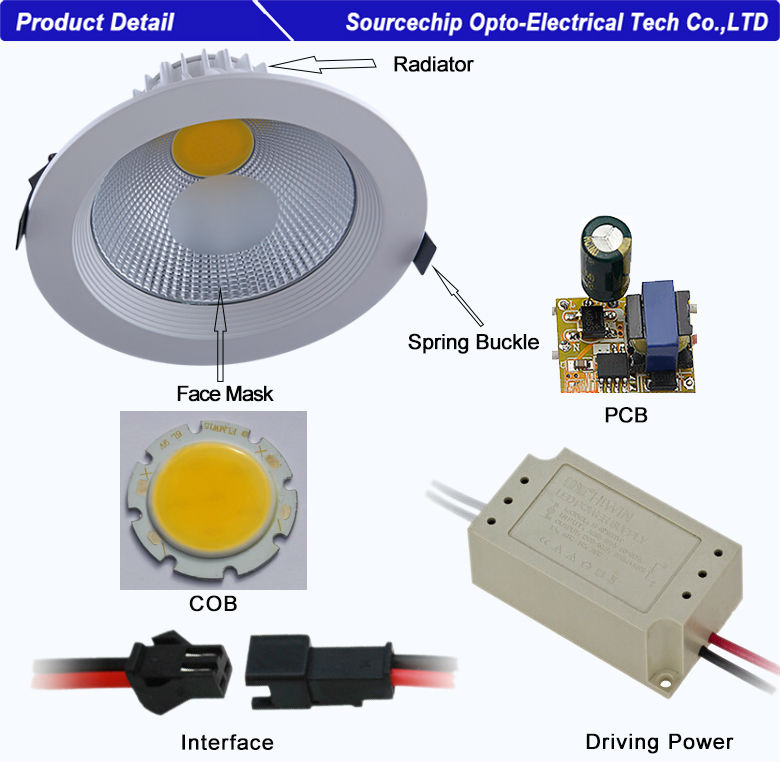150mm led down light hot sales quality LED Down light