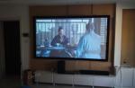 Quality Assurance Cinema Projector Screens 100 Inch DIY Curved Fixed Frame Wall