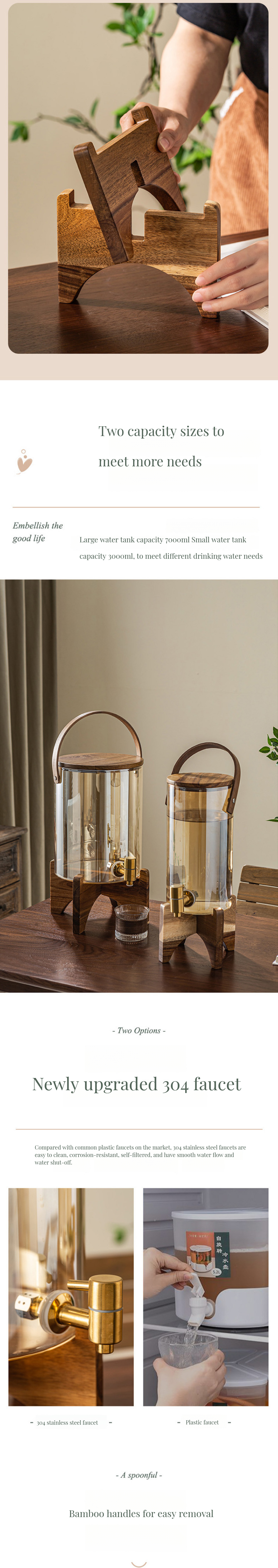 Drinkware Unisex Liquid Dispensers for Coffee Tea Fruit Juice Water Liquor Glass Drink Juice Beverage with Tap