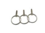 C1008 Non Standard Fastener , M6x16 small stainless steel eye screws