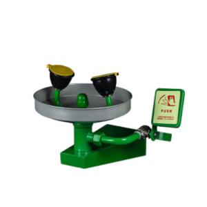 Quality Green Wall Mounted Eye Wash Station Stainless Steel Countertop Eyewash BH33-1011L wholesale