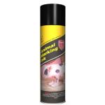 Heat resistant spray animal marking paint with green / violet ink colors