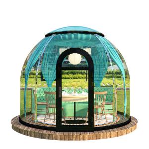 Quality Transparent PC Dome Spherical Dining Room in Steel Structure Bubble House for Star Gazin wholesale