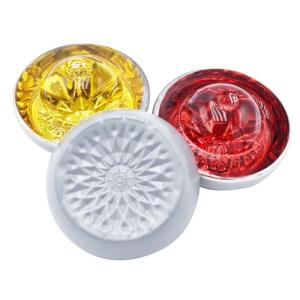 Quality Road Safety Road Marking Glass LED Road Studs Solar Reflective Cat's Eye Lights Sale wholesale
