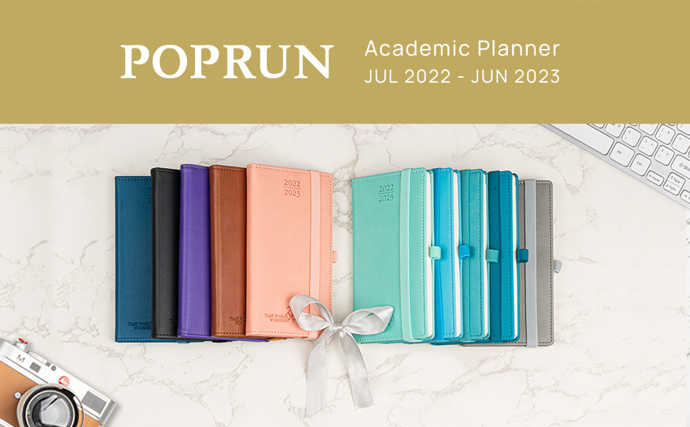 3.5''X6.5'' Purse Size Calendar Planner PU Cover Eco Friendly Paper